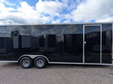 8.5'x24' Rock Solid Cargo Enclosed Car Hauler