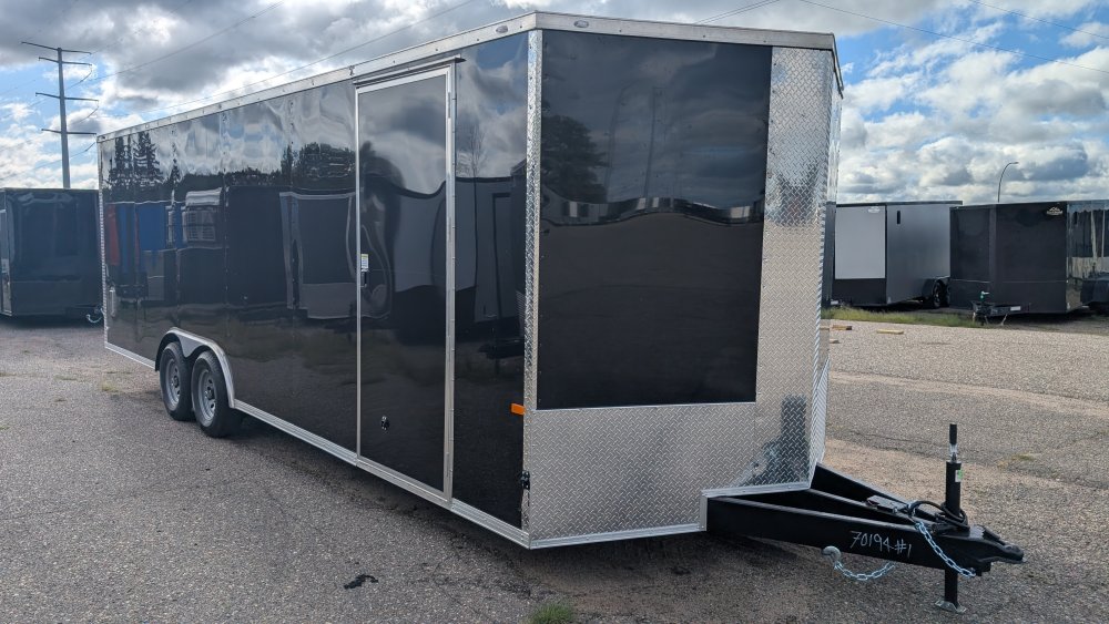 8.5'x24' Rock Solid Cargo Enclosed Car Hauler