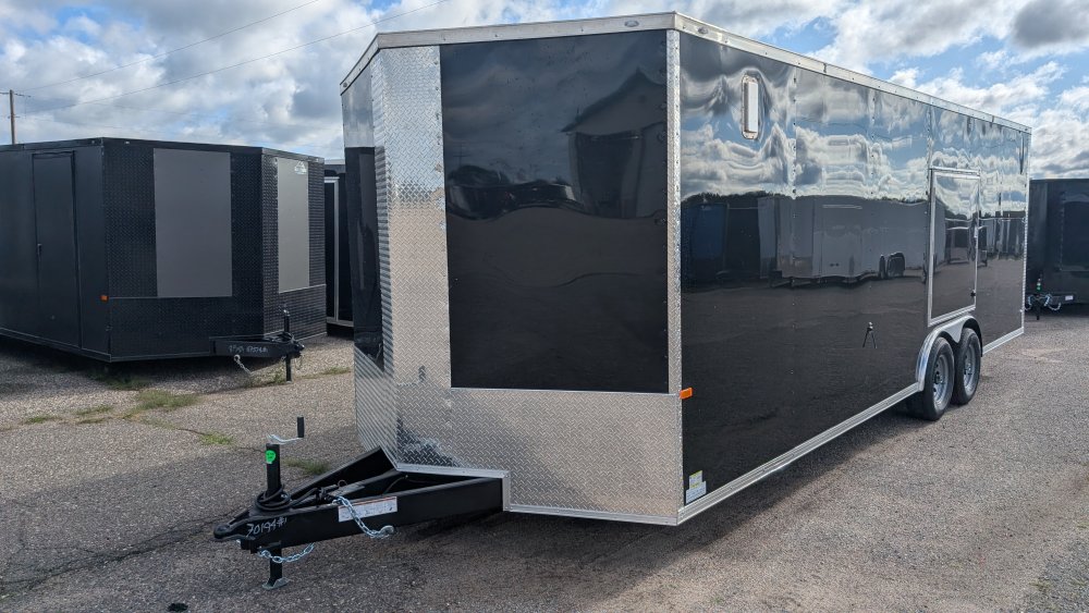 8.5'x24' Rock Solid Cargo Enclosed Car Hauler