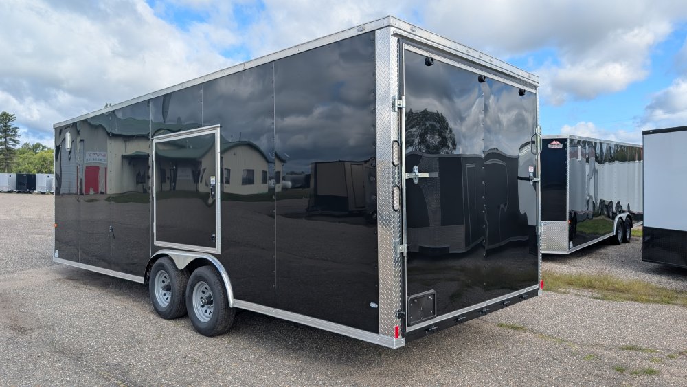 8.5'x24' Rock Solid Cargo Enclosed Car Hauler