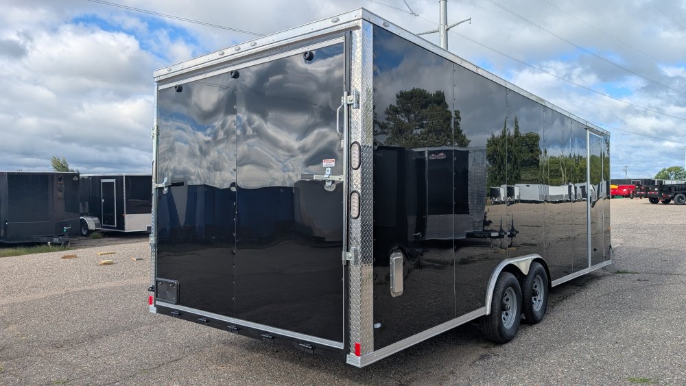8.5'x24' Rock Solid Cargo Enclosed Car Hauler