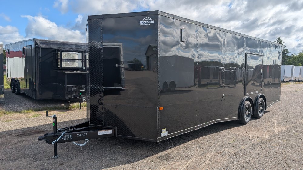 8.5'x24' Rock Solid Cargo Enclosed Car Hauler