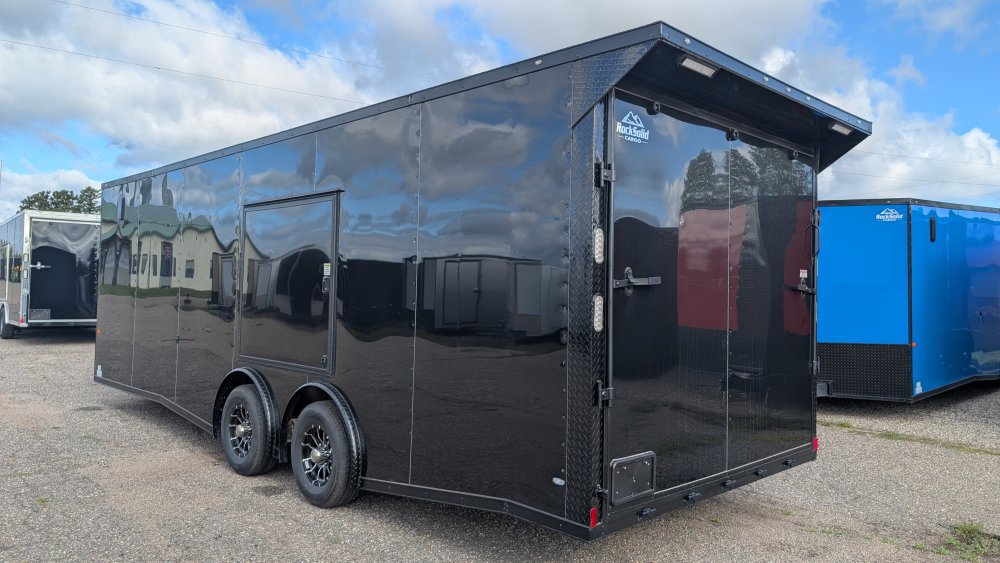 8.5'x24' Rock Solid Cargo Enclosed Car Hauler