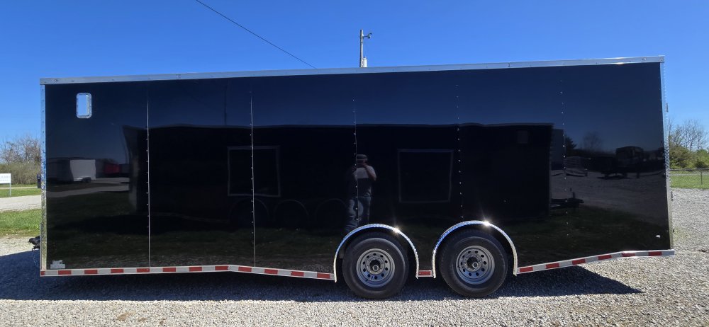 8' 6"x24' Rock Solid Cargo Enclosed Car Hauler
