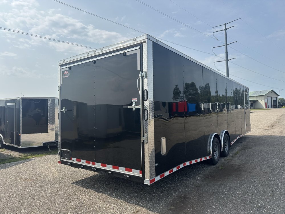8.5'x32' Rock Solid Cargo Enclosed Car Hauler