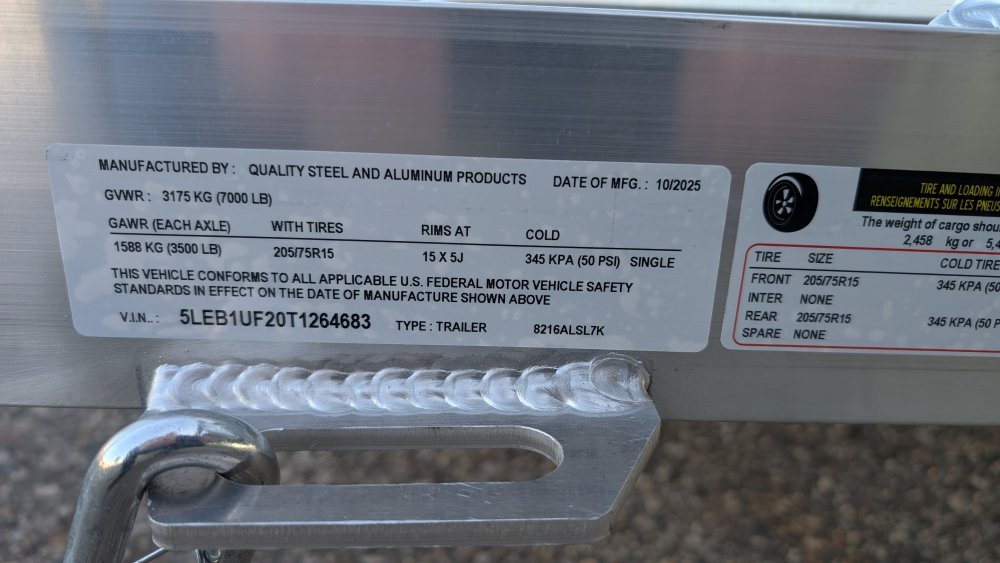 82"x16' Quality Steel & Aluminum Utility