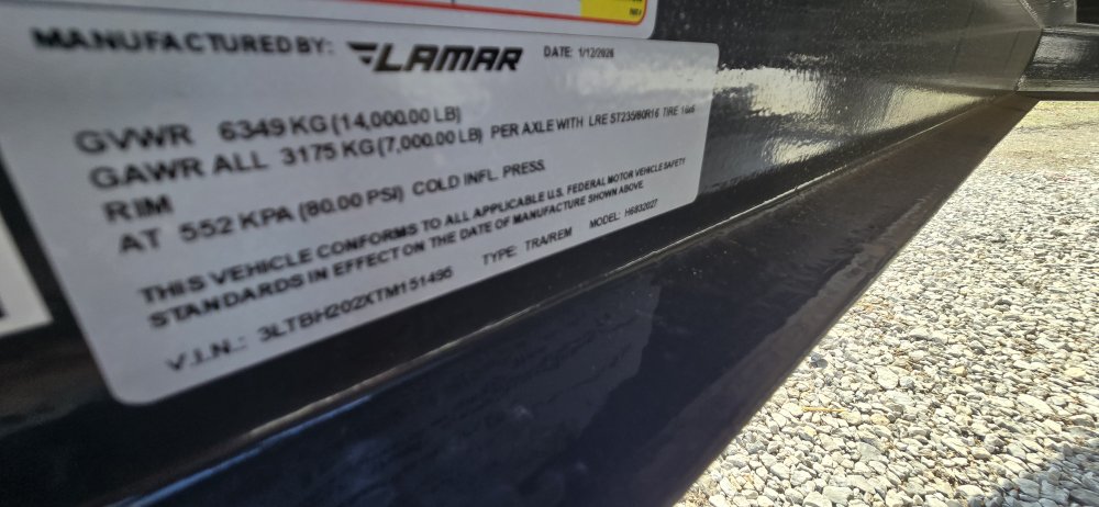 83"x20' Lamar Equipment