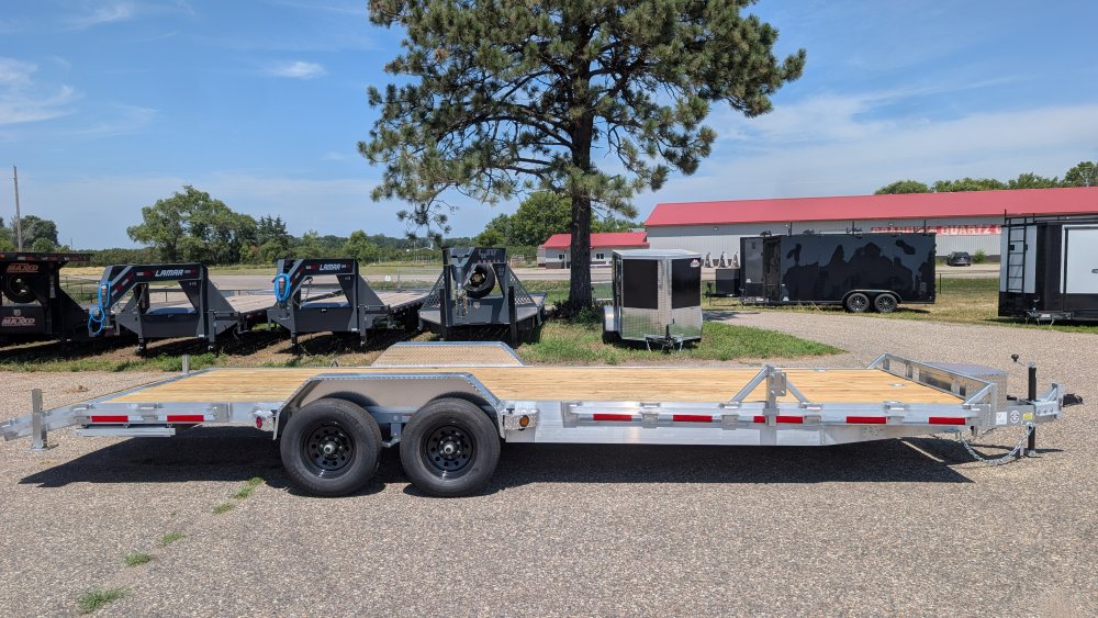 83"x24' Quality Steel & Aluminum Flatbed Car Hauler