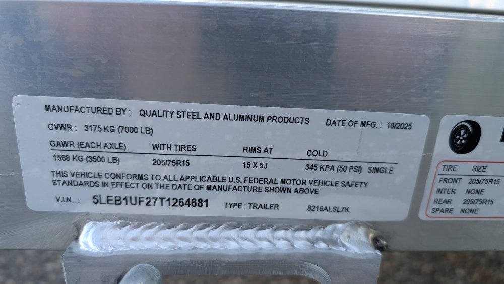 82"x16' Quality Steel & Aluminum Utility