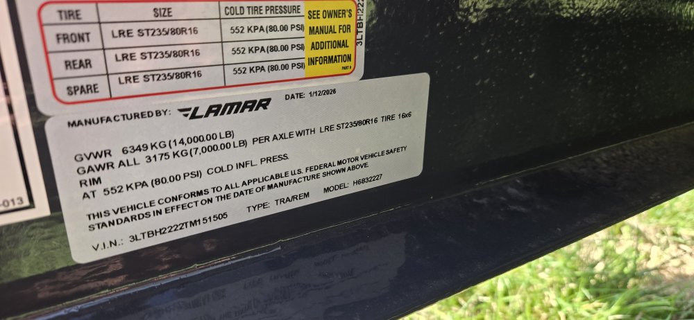 83"x22' Lamar Equipment