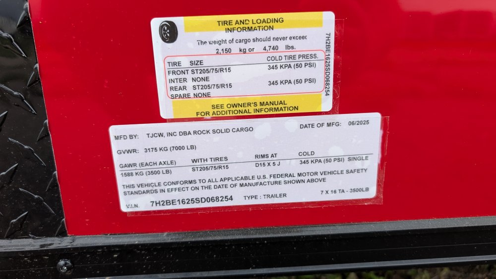 7'x16' Rock Solid Cargo Enclosed Cargo