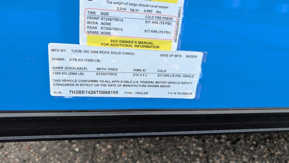 7'x14' Rock Solid Cargo Enclosed Cargo