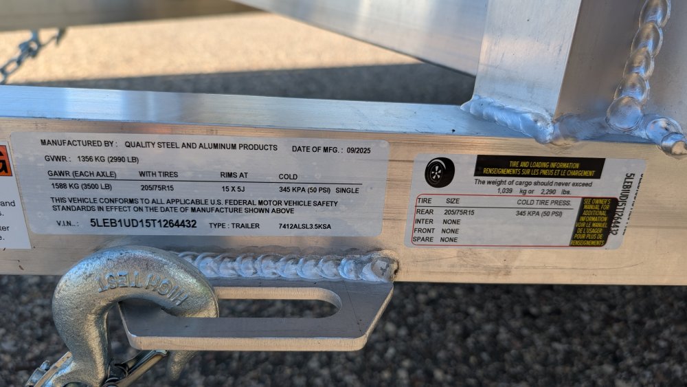 74"x12' Quality Steel & Aluminum Utility