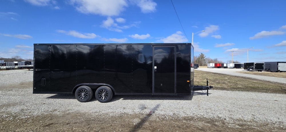 8' 6"x22' Rock Solid Cargo Enclosed Car Hauler