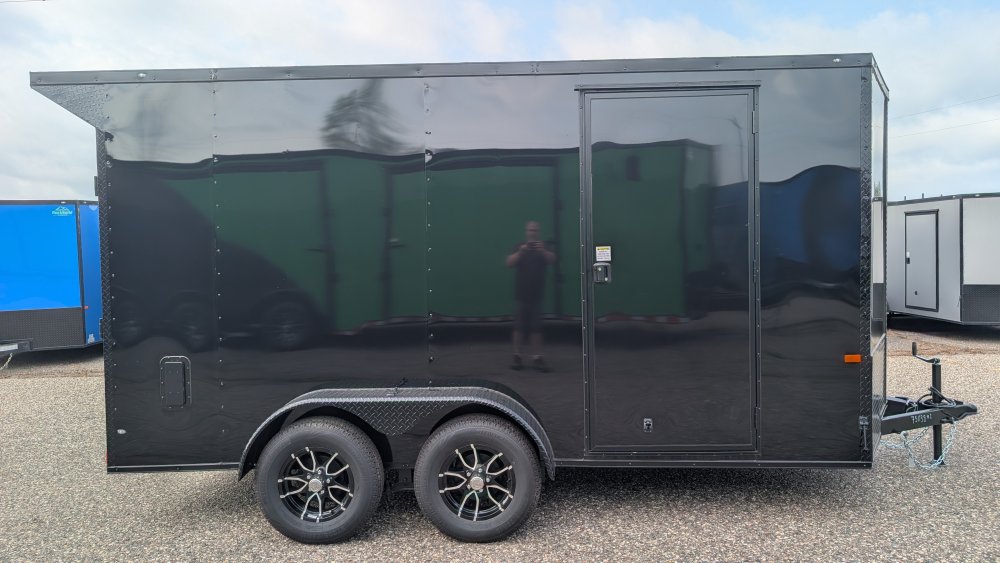 7'x14' Rock Solid Cargo Enclosed Car Hauler