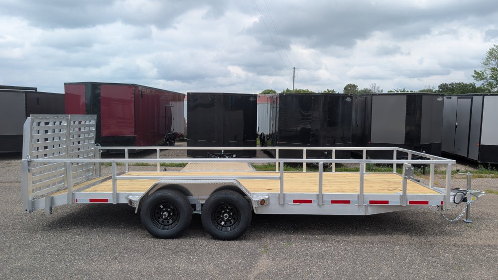 83"x20' Quality Steel & Aluminum Flatbed Car Hauler