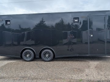 8.5'x24' Rock Solid Cargo Enclosed Car Hauler