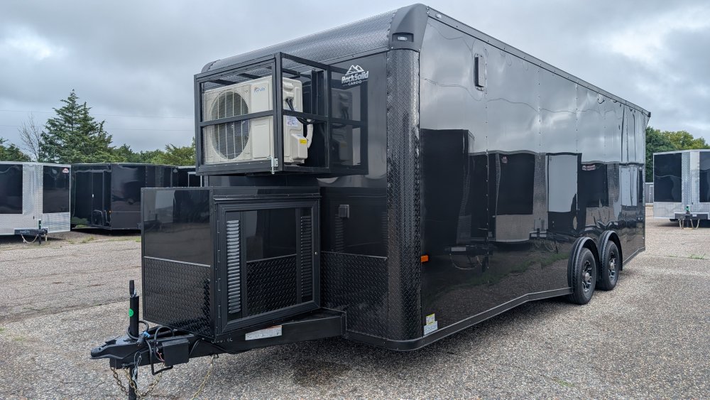 8.5'x24' Rock Solid Cargo Enclosed Car Hauler