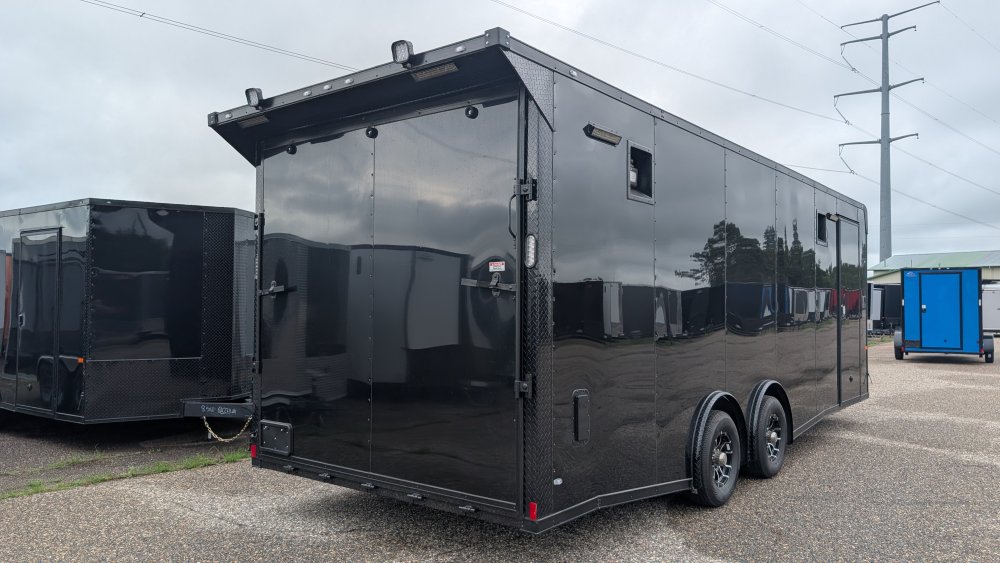 8.5'x24' Rock Solid Cargo Enclosed Car Hauler