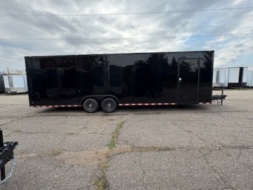 8' 6"x28' Rock Solid Cargo Enclosed Car Hauler