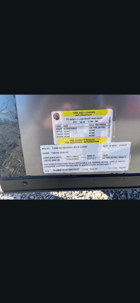 6'x12' Rock Solid Cargo Enclosed Cargo