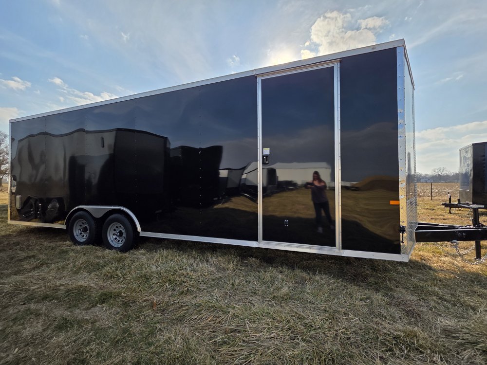 8' 6"x24' Rock Solid Cargo Enclosed Car Hauler