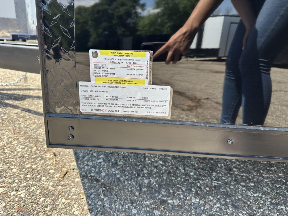 8.5'x20' Rock Solid Cargo Enclosed Cargo