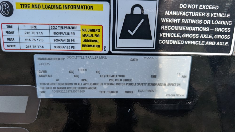 82"x22' Doolittle Equipment