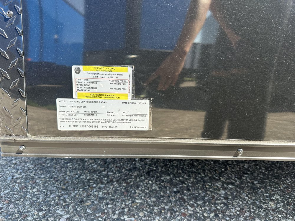 7'x14' Rock Solid Cargo Enclosed Cargo