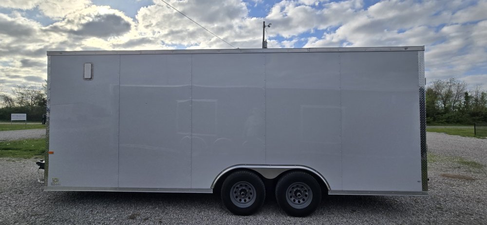 8' 6"x16' Rock Solid Cargo Enclosed Car Hauler