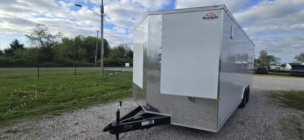 8' 6"x16' Rock Solid Cargo Enclosed Car Hauler