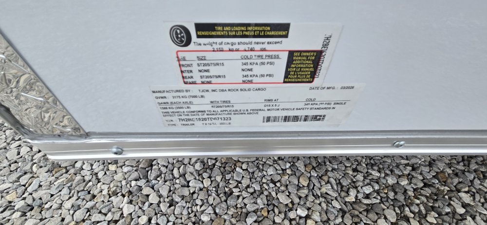 7'x16' Rock Solid Cargo Enclosed Cargo