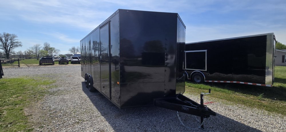 8' 6"x20' Rock Solid Cargo Enclosed Car Hauler