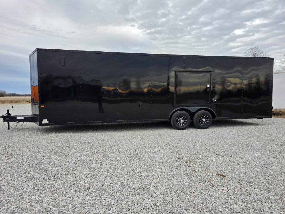 8' 5"x28' Rock Solid Cargo Enclosed Car Hauler