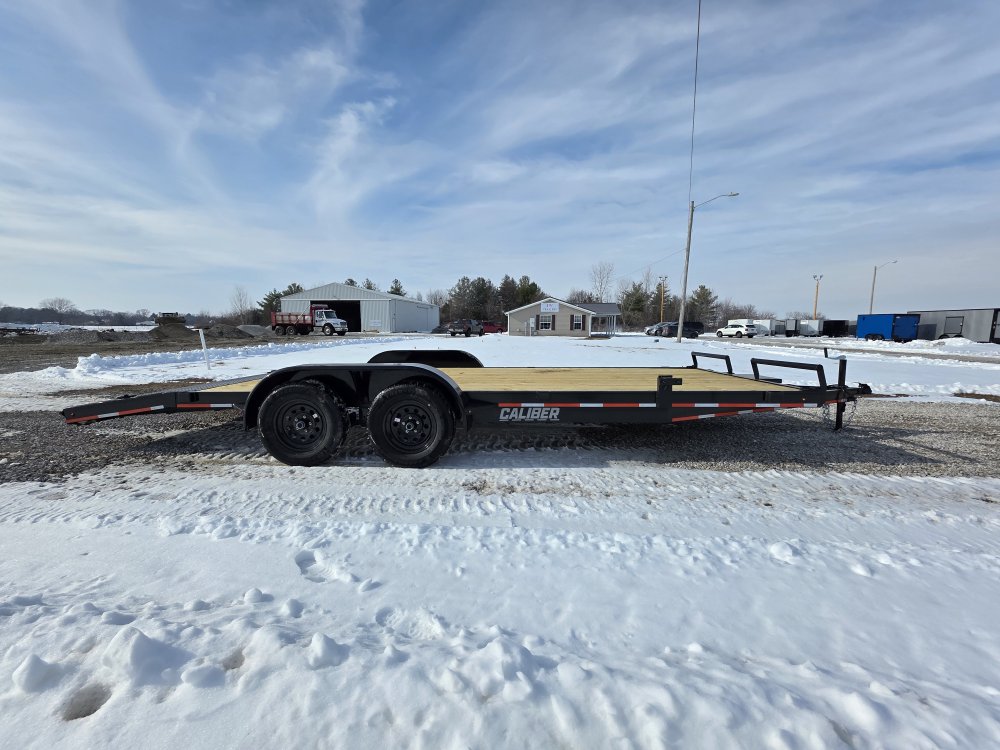 7'x20' Caliber Flatbed Car Hauler