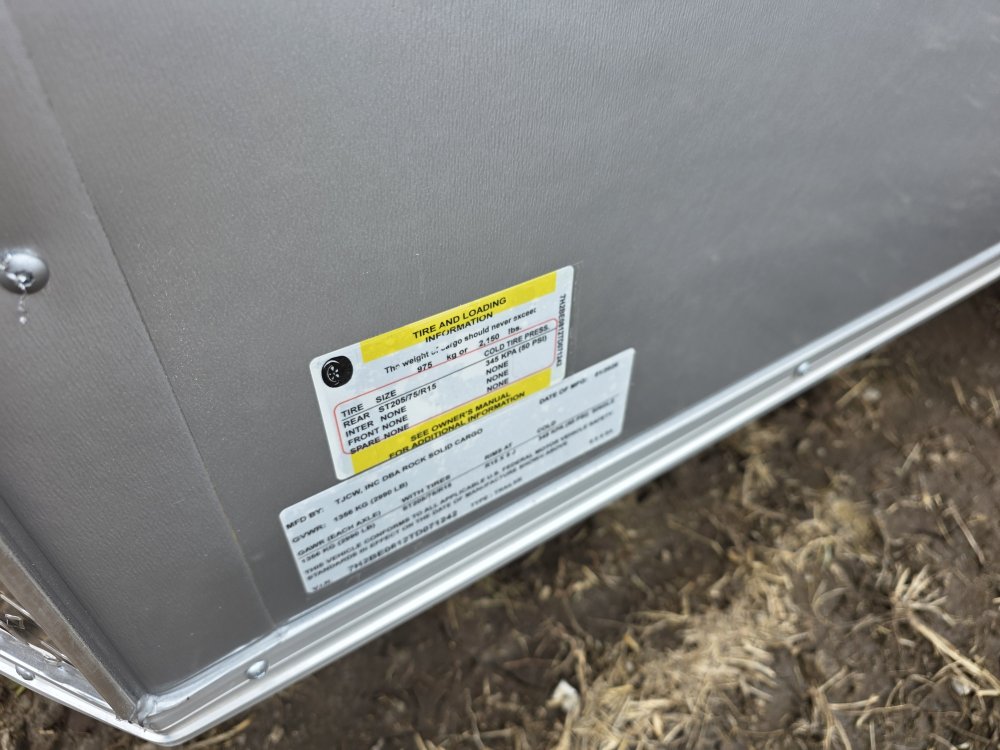 5'x8' Rock Solid Cargo Enclosed Cargo