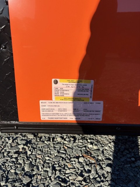 7'x16' Rock Solid Cargo Enclosed Cargo