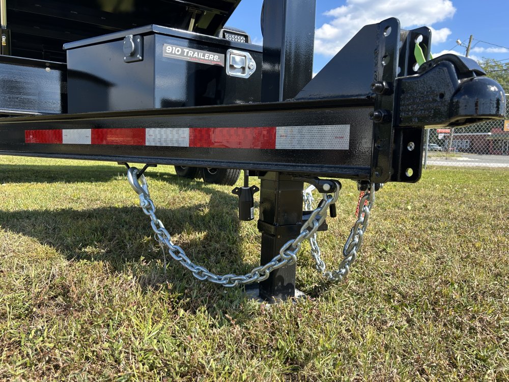 6.75'x14' Belmont Dump Trailer - Black