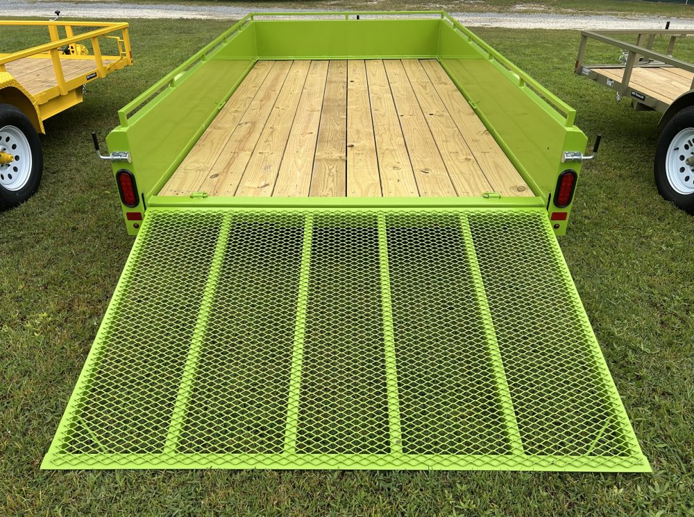 6'x12' Belmont Solid Side Utility Trailer