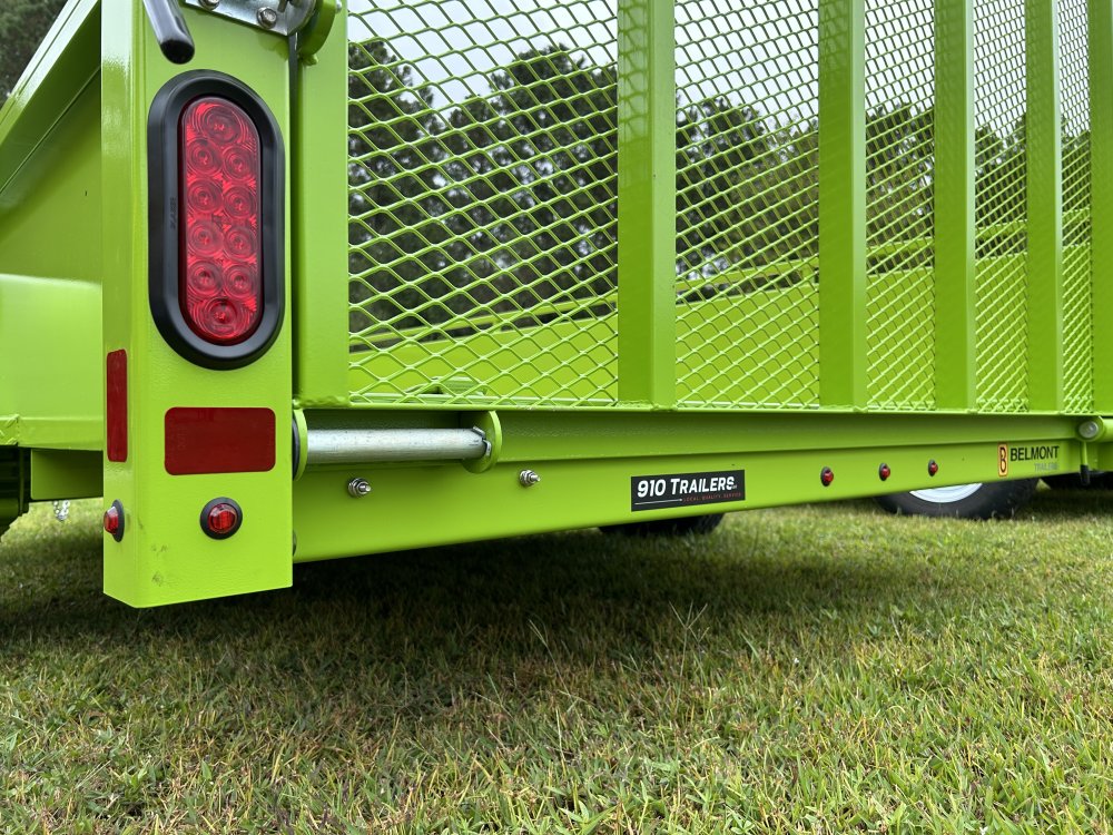 6'x12' Belmont Solid Side Utility Trailer