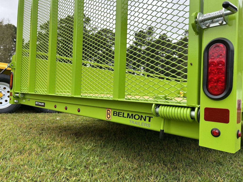 6'x12' Belmont Solid Side Utility Trailer