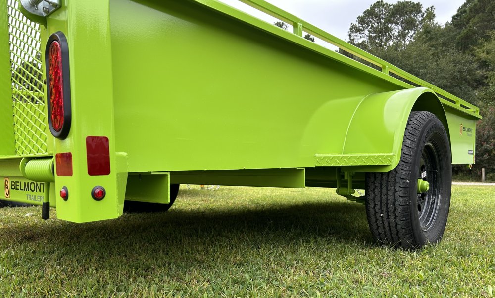 6'x12' Belmont Solid Side Utility Trailer