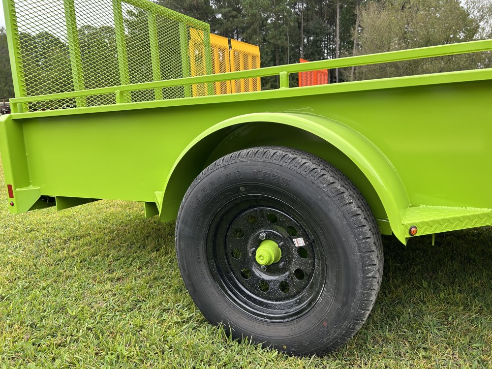 6'x12' Belmont Solid Side Utility Trailer