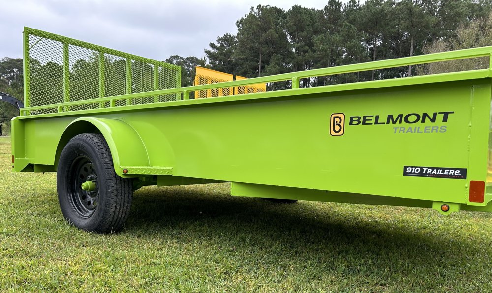 6'x12' Belmont Solid Side Utility Trailer