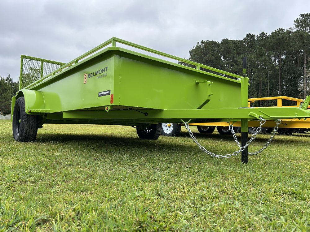 6'x12' Belmont Solid Side Utility Trailer