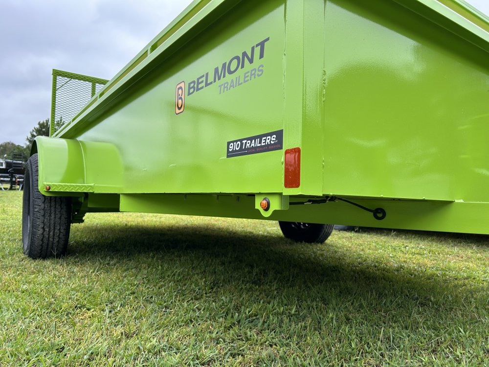 6'x12' Belmont Solid Side Utility Trailer