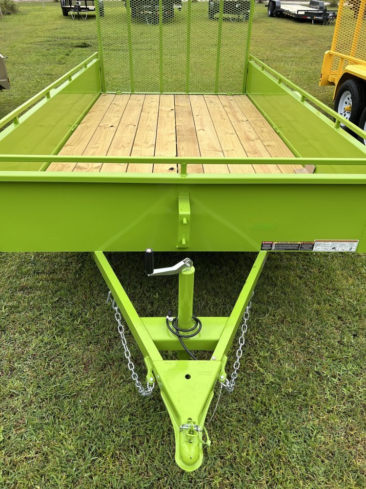 6'x12' Belmont Solid Side Utility Trailer
