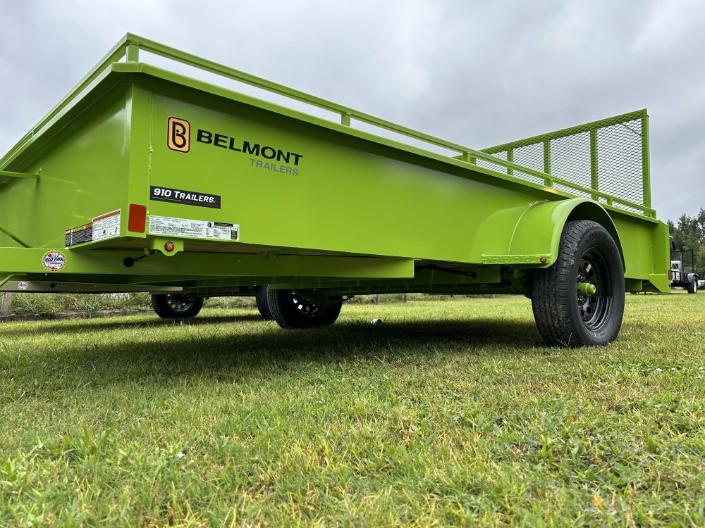 6'x12' Belmont Solid Side Utility Trailer