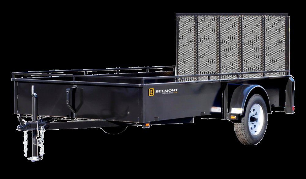 6'x12' Belmont Solid Side Utility Trailer