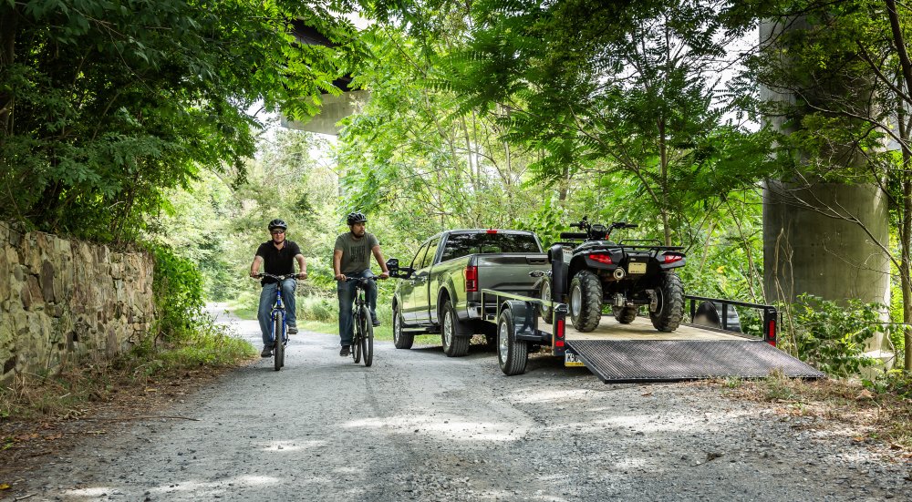 6'x12' Belmont Solid Side Utility Trailer